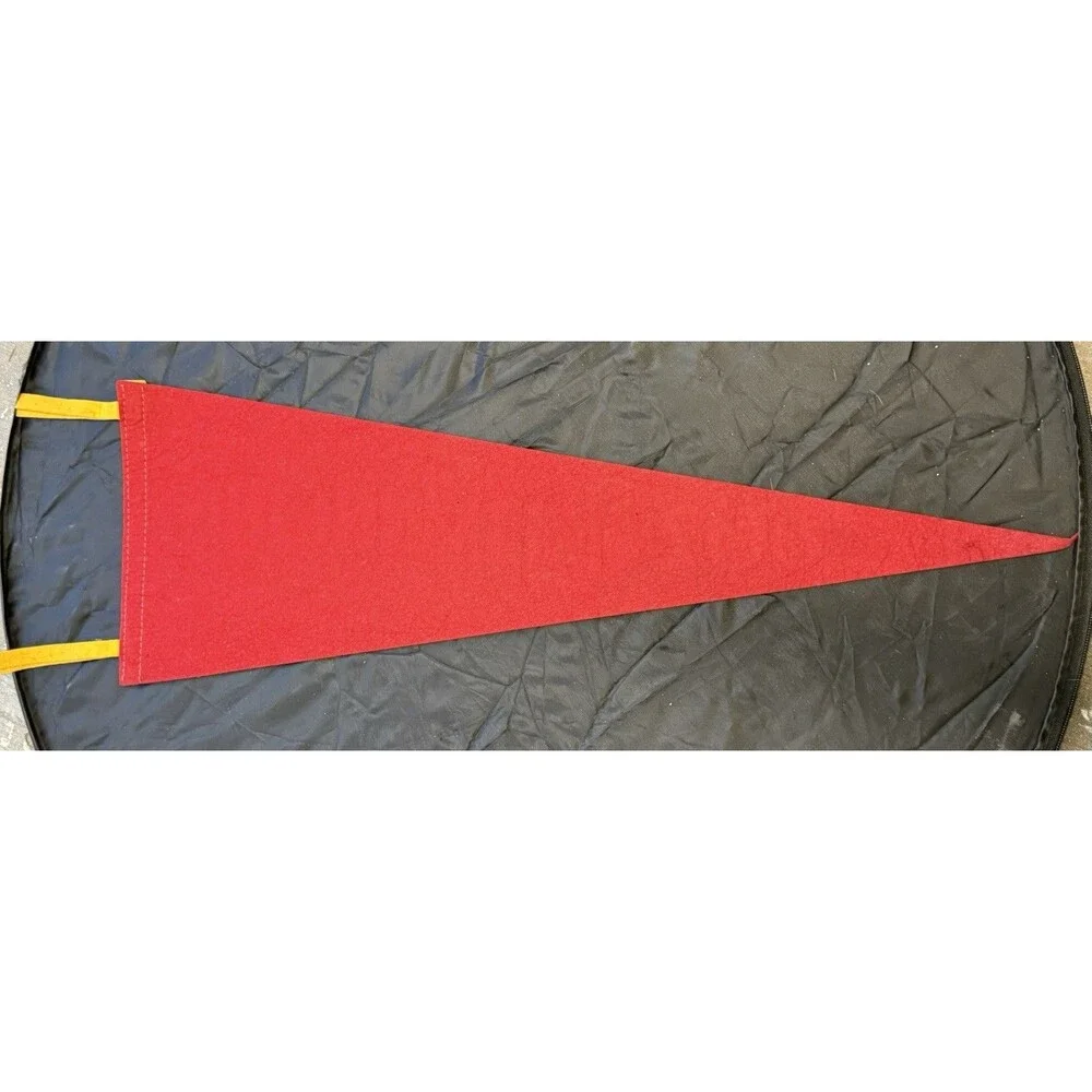 Vintage 1950s Cleveland Zoo Wool Felt Souvenir Pennant Ohio